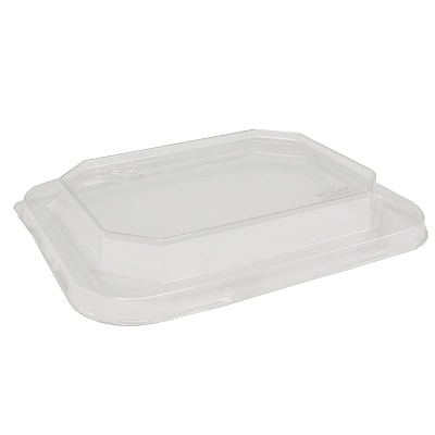 Крышка для бумажного контейнера 230х147х26мм DOME RPET lid OSQ OCTOBOX для 800 мл полукупол цвет прозр. OSQ (х1/400)